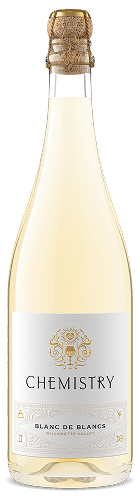 Chemistry NV Blanc de Blancs bottle shot.