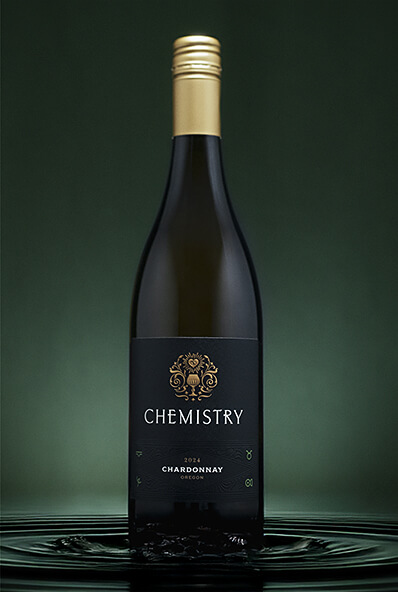 Chemistry 2024 Chardonnay Oregon bottle image.
