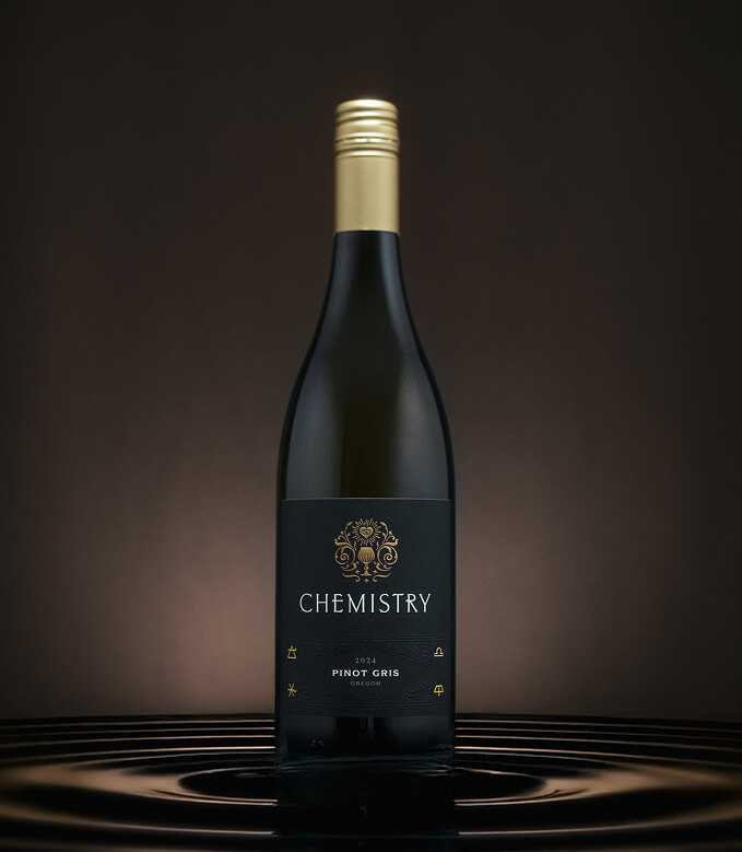 Chemistry 2024 Pinot Gris Oregon bottle image.