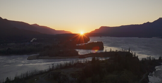 Chemistry Pinot Gris sunrise image.