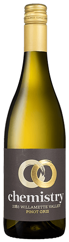 Chemistry 2018 Willamette Valley Pinot Gris bottle shot.