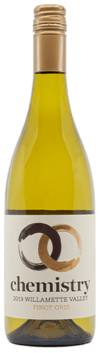 Chemistry 2019 Willamette Valley Pinot Gris bottle shot.
