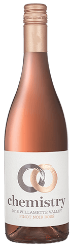 Chemistry 2018 Willamette Valley Pinot Noir Rose bottle shot.