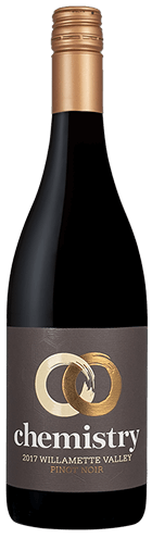 Chemistry 2017 Willamette Valley Pinot Noir bottle shot.