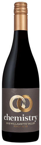 Chemistry 2018 Willamette Valley Pinot Noir bottle shot.