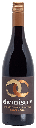 Chemistry 2019 Willamette Valley Pinot Noir bottle shot.
