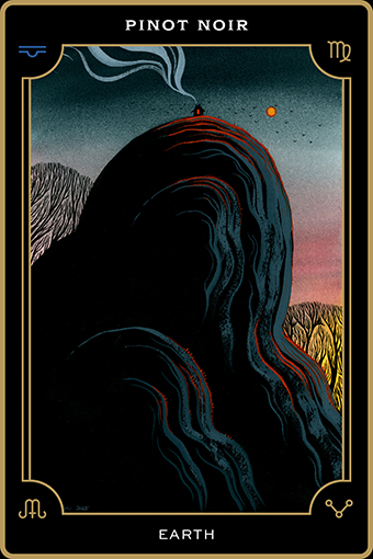 Chemistry Pinot Noir Tarot Card - Pinot Noir - Earth titled