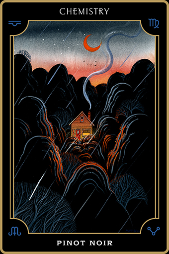 Chemistry Pinot Noir Tarot Card - Chemistry - Pinot Noir titled